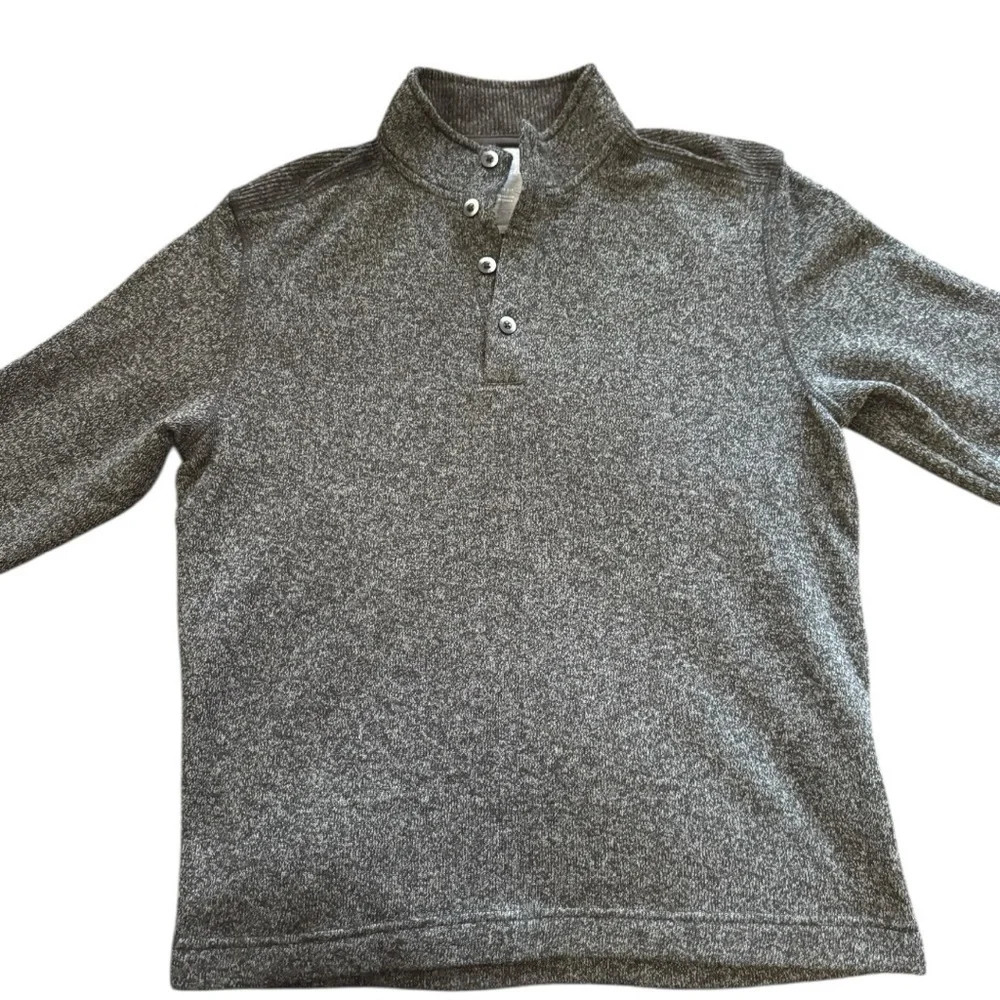 Van Heusen Gray Crewneck Sweater Classic Design - Picture 2 of 6